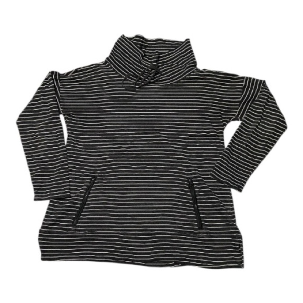Cable and Gauge Black and White Striped Top